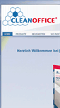 Mobile Screenshot of cleanoffice-feinstaubfilter.de